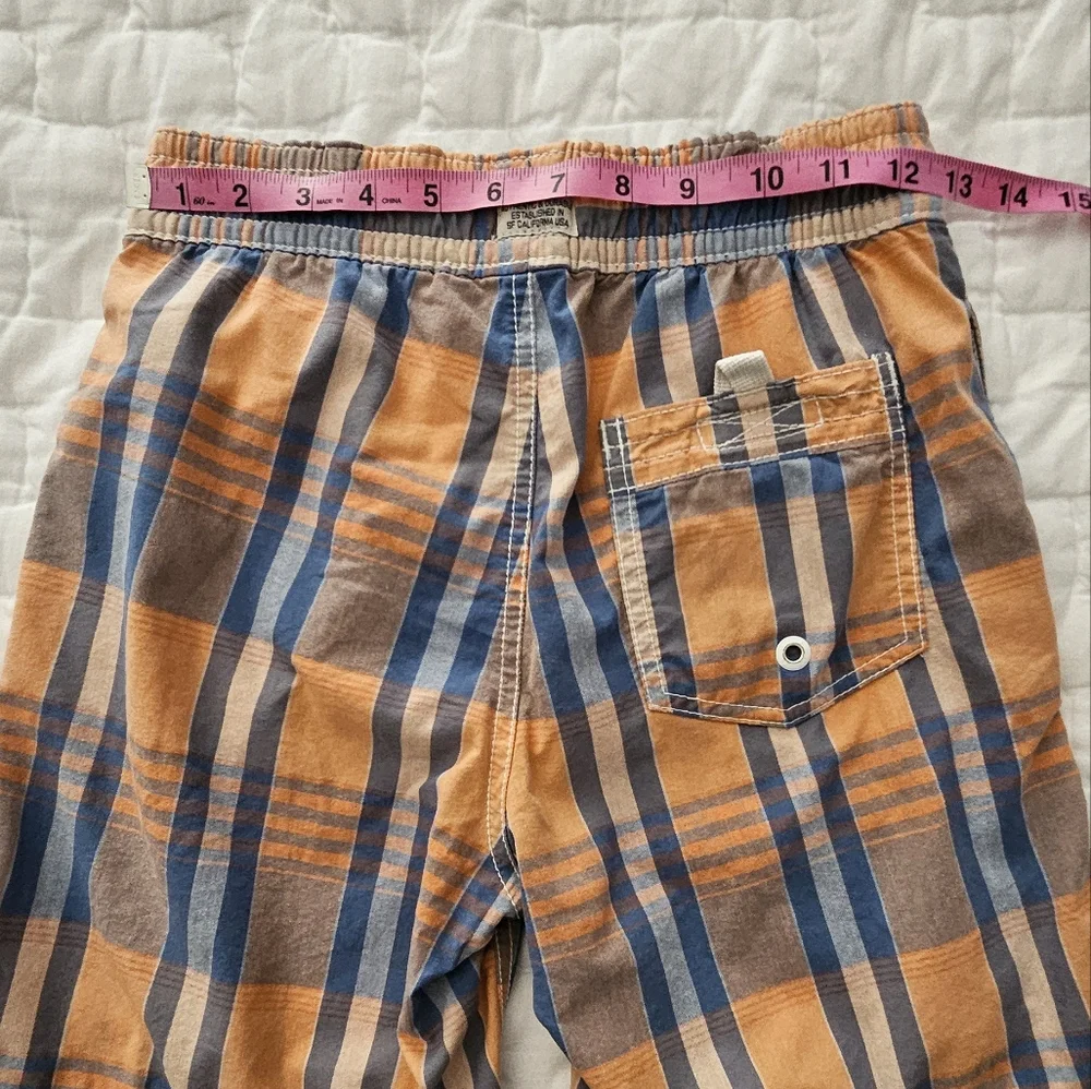 Gap Kids Plaid Madras Swim Short