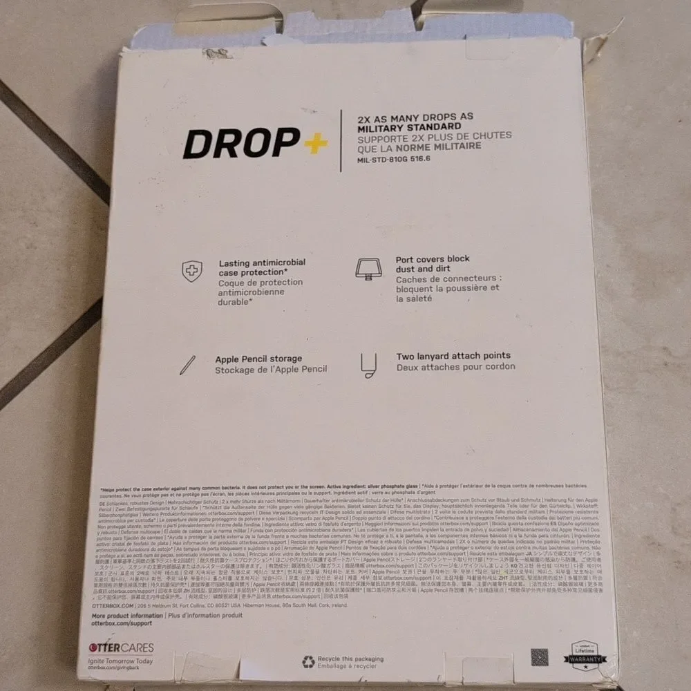 OtterBox damaged ipad