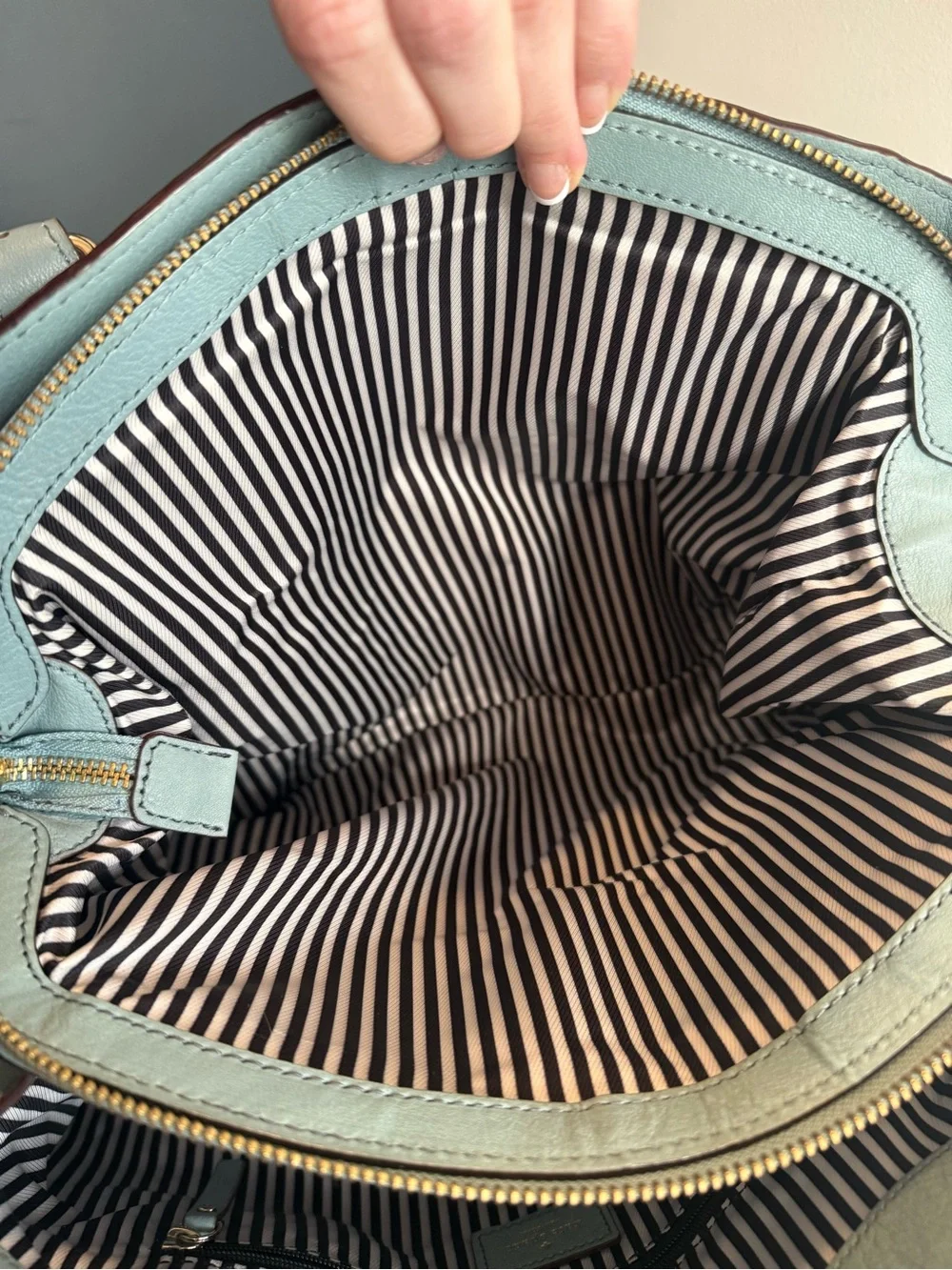 kate spade structured leather