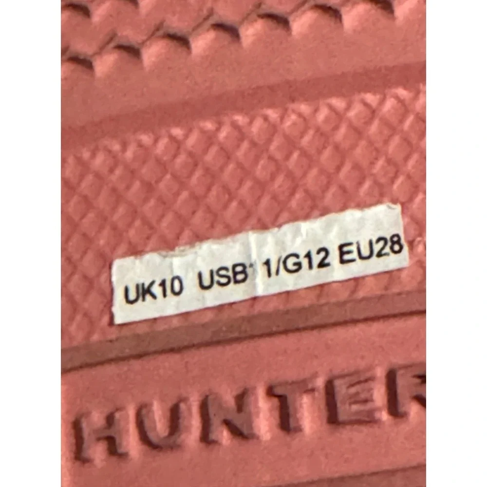 Hunter‎ Kids First Sherpa Pink Slippers Shoes Girls EU 28 UK 10 US 1