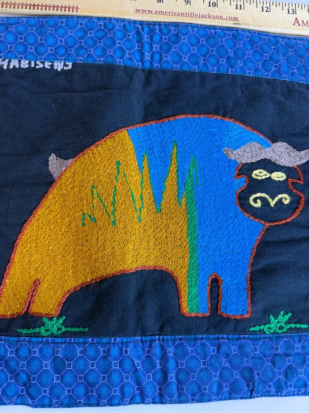 Tsitsikamma Eersterivier Embroidery measurements width