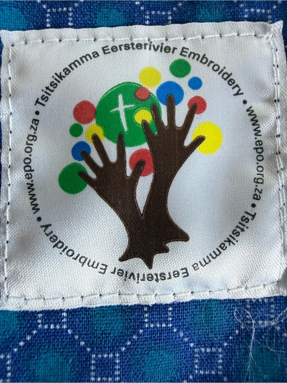 Tsitsikamma Eersterivier Embroidery measurements width
