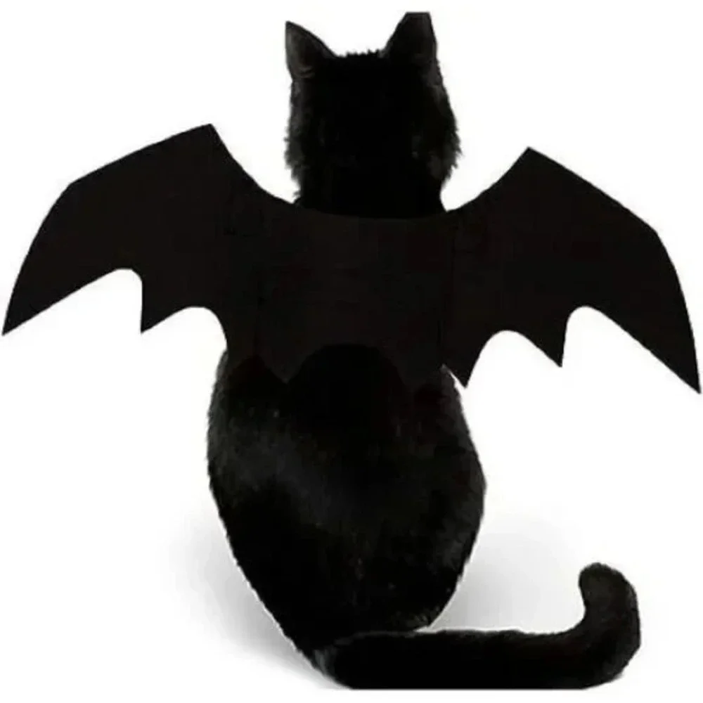 Halloween Cat Dress Up – Bat Wings Costume for Pets, Perfect for Party Photos‎
