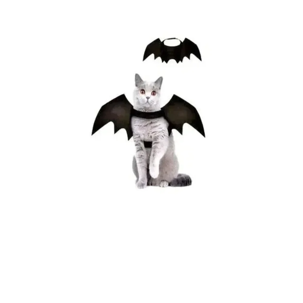 Halloween Cat Dress Up – Bat Wings Costume for Pets, Perfect for Party Photos‎