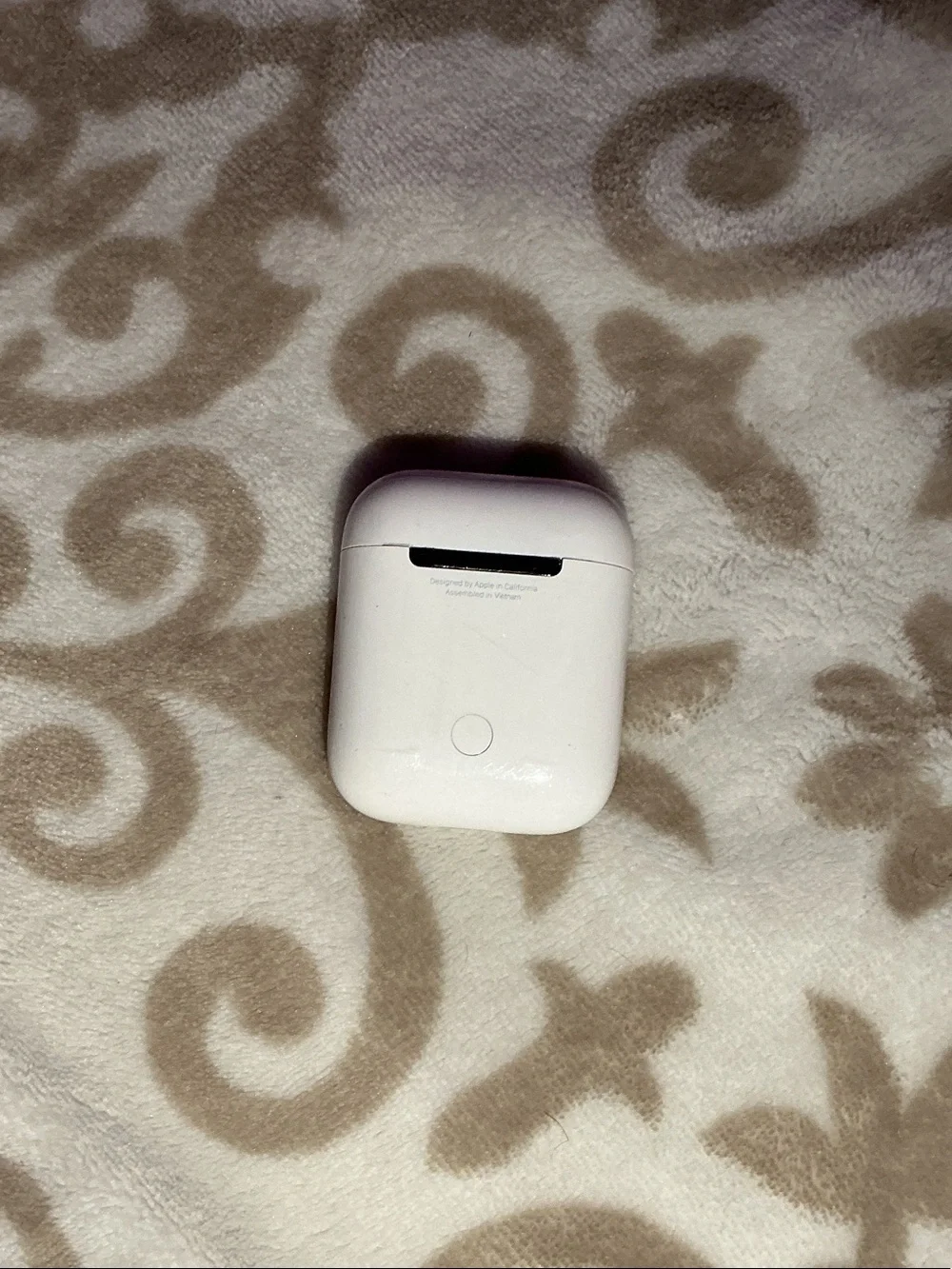 Apple White Earbud Headphones with Charging Case