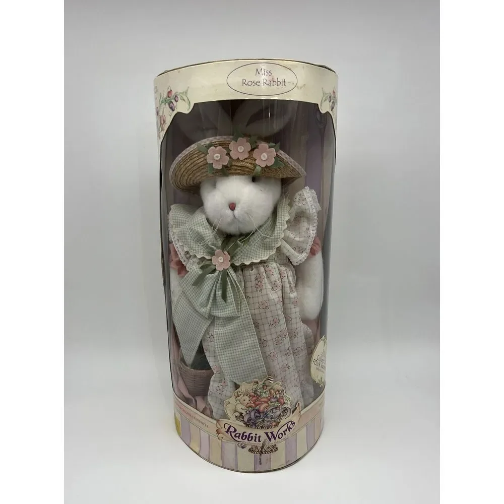 Rabbit Works Miss‎ Rose Rabbit brand new collectible Vintage