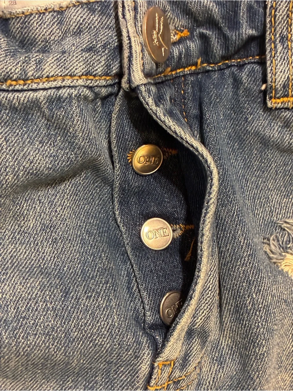 One Teaspoon distressed denim