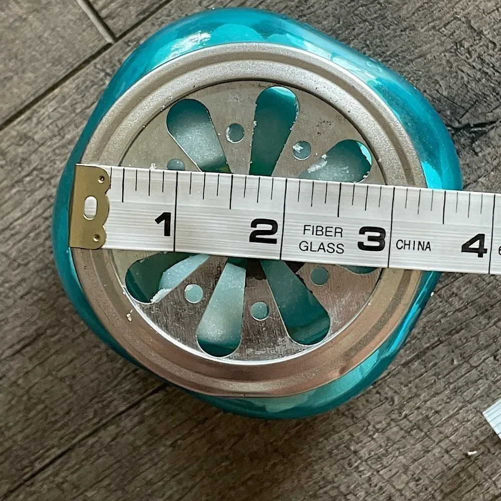 Unique, Vintage, Blue, Jarden Mason Jar ( “Marshmallow” Soap Included)  Decor.