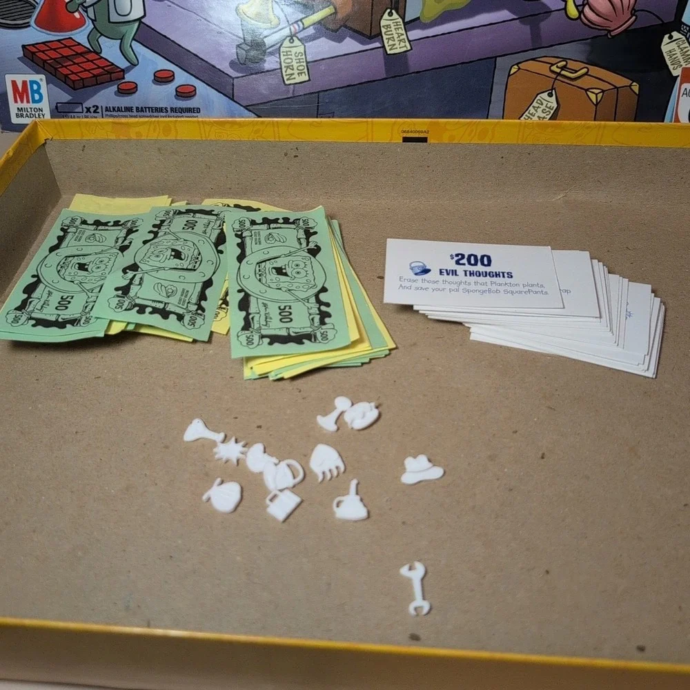 Operation Spongebob Squarepants‎ Skill Game Nickelodeon Hasbro 2007 Family Kids