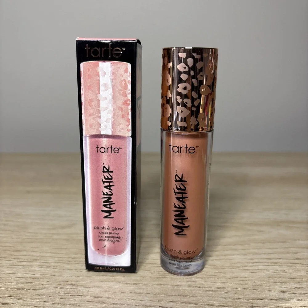 Tarte BUFF‎ Maneater Blush & Glow Cheek Plump Full Size .27 oz NIB