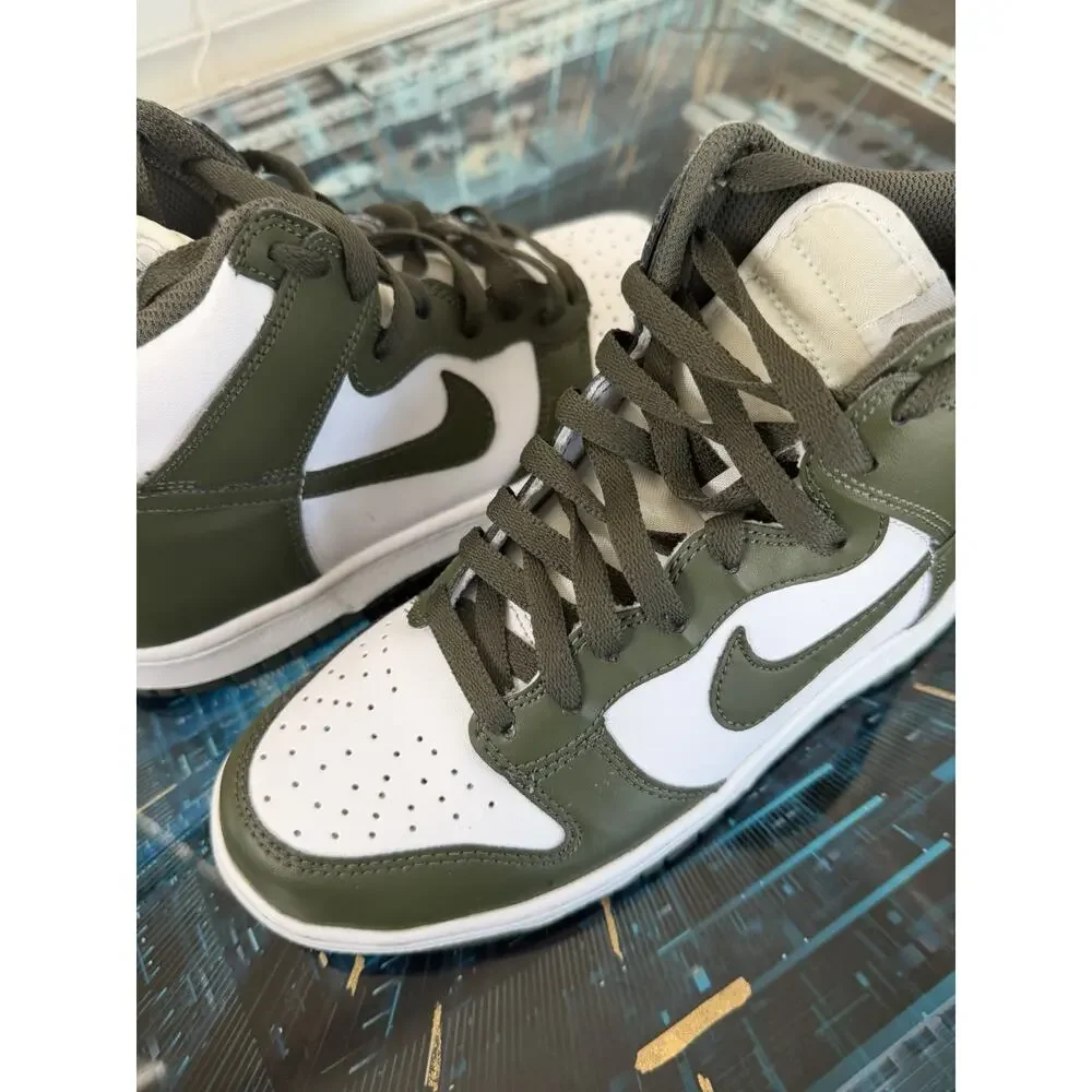 Nike Dunk Cargo Khaki High White Olive‎ Green Youth 6.5Y DB2179-105