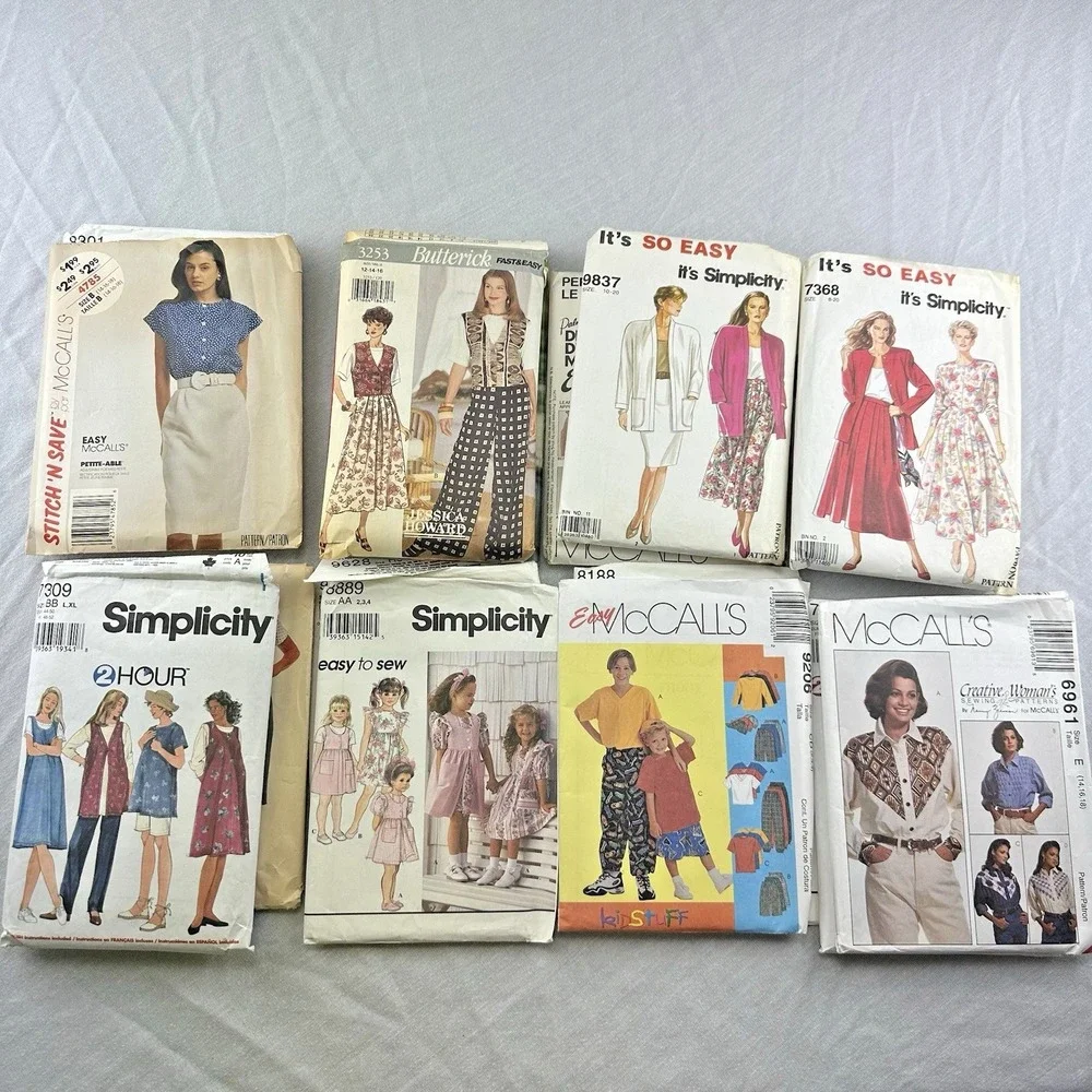 Simplicity, Mccalls, Butterick this lot
