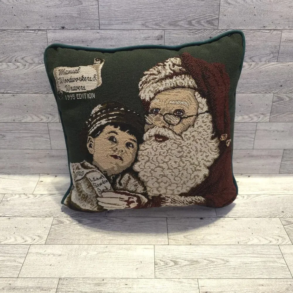 Manual Woodworkers & Weavers‎ 1995 Collector Christmas Edition Pillow 12
