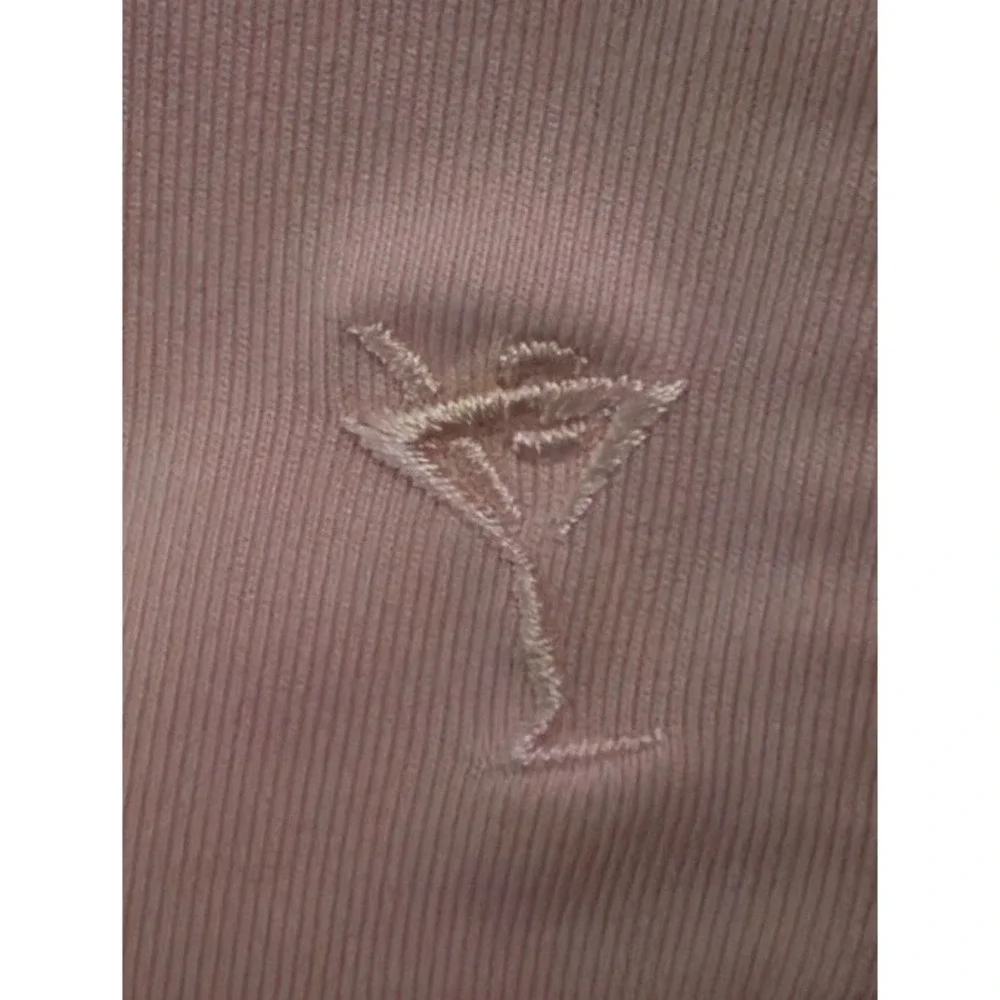 Golftini Sleeveless Quarter Zip‎ Stretch Golf Polo Light Pink Fashion Style Lg