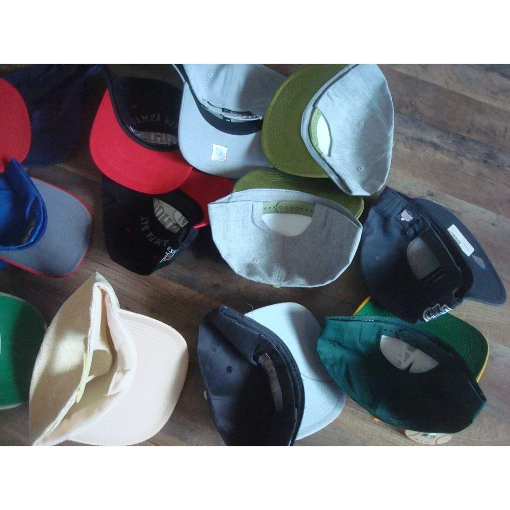 15 HATS OLYMPIC MLB NFL SPORTS   SNAPBACK 90S WHOLESALE LOT HATS VINTAGE HAT CAP