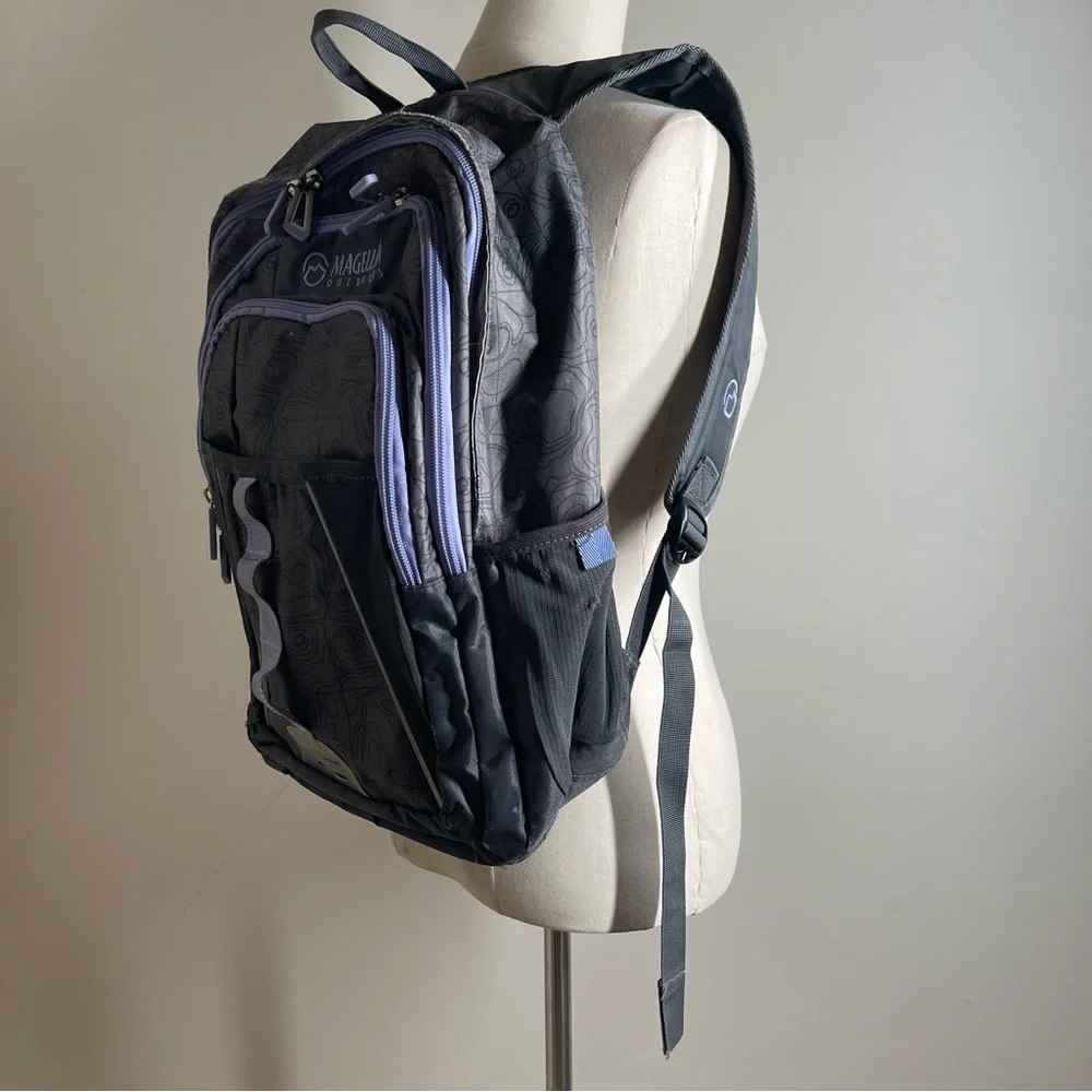 Magellan Outdoors Grey Backpack Multi-Pocket