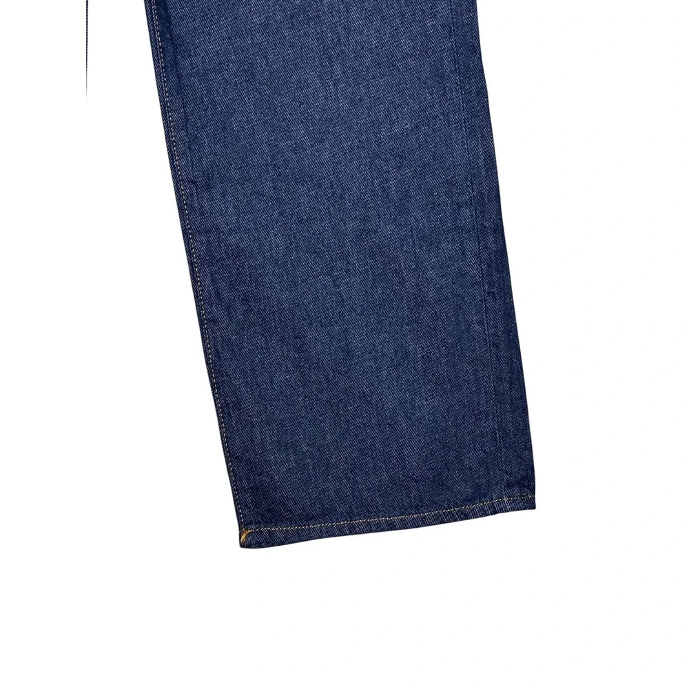 NWT Madewell The Perfect Vintage Wide-Leg Jean 24 Airy Denim Dark Wash Blue