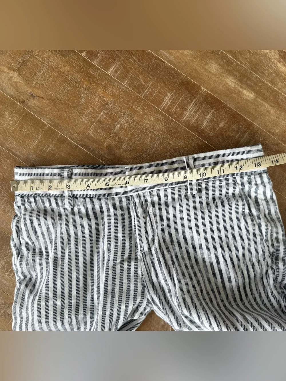 Banana Republic Petite Avery Straight Fit Linen Cotton Pants