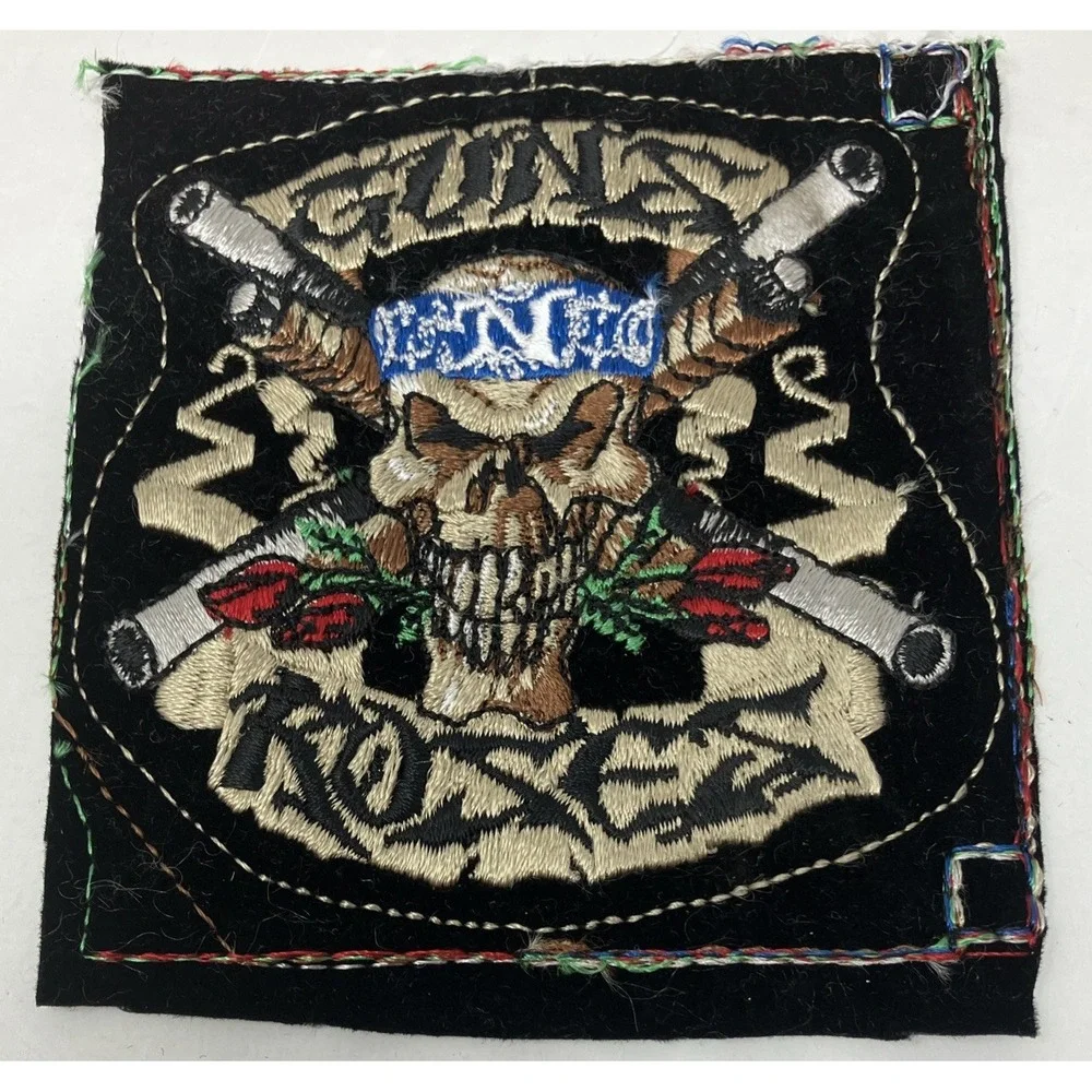 Vtg 90's Rock Band Applique Embroidered Patch Lot of 5 Poison Genesis Anthrax ++