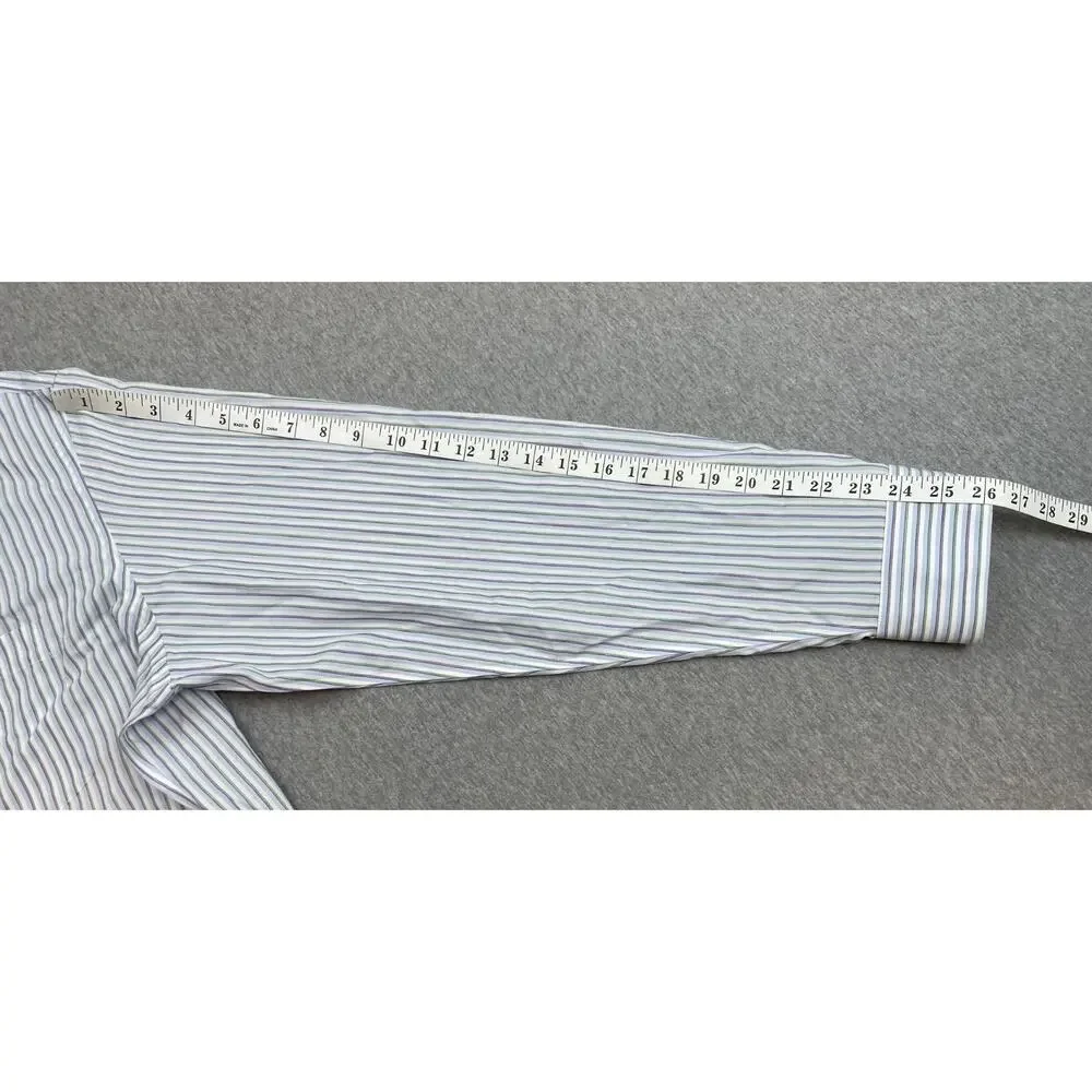 Banana Republic Shirt Mens XL Striped 100% Cotton Classic Fit Button Up