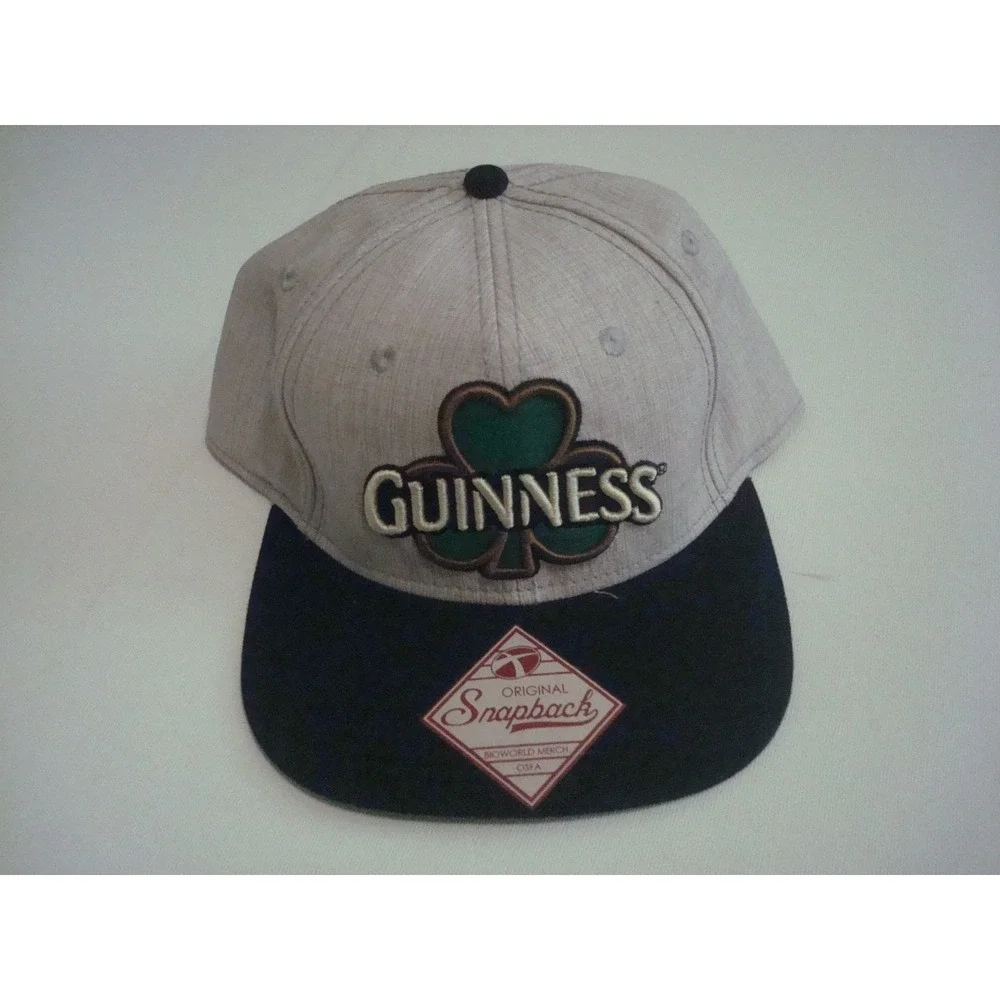GUINNESS BEER  SNAPBACK‎ HAT CAP VINTAGE W4