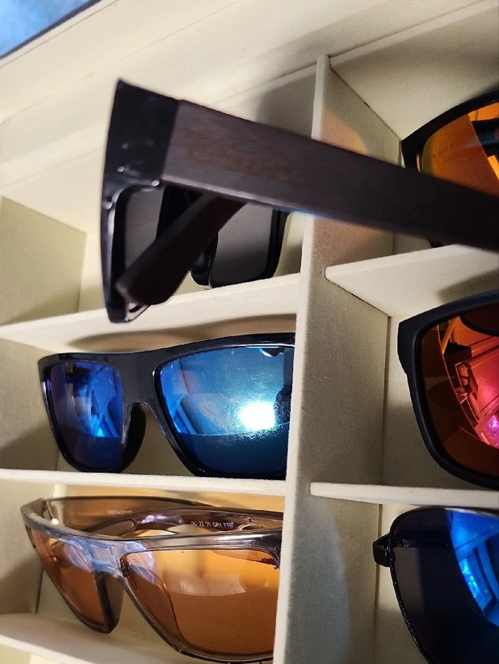 Men's Polarized Sunglasses Collection - Blue, Black, Red, Orange, Brown Lenses