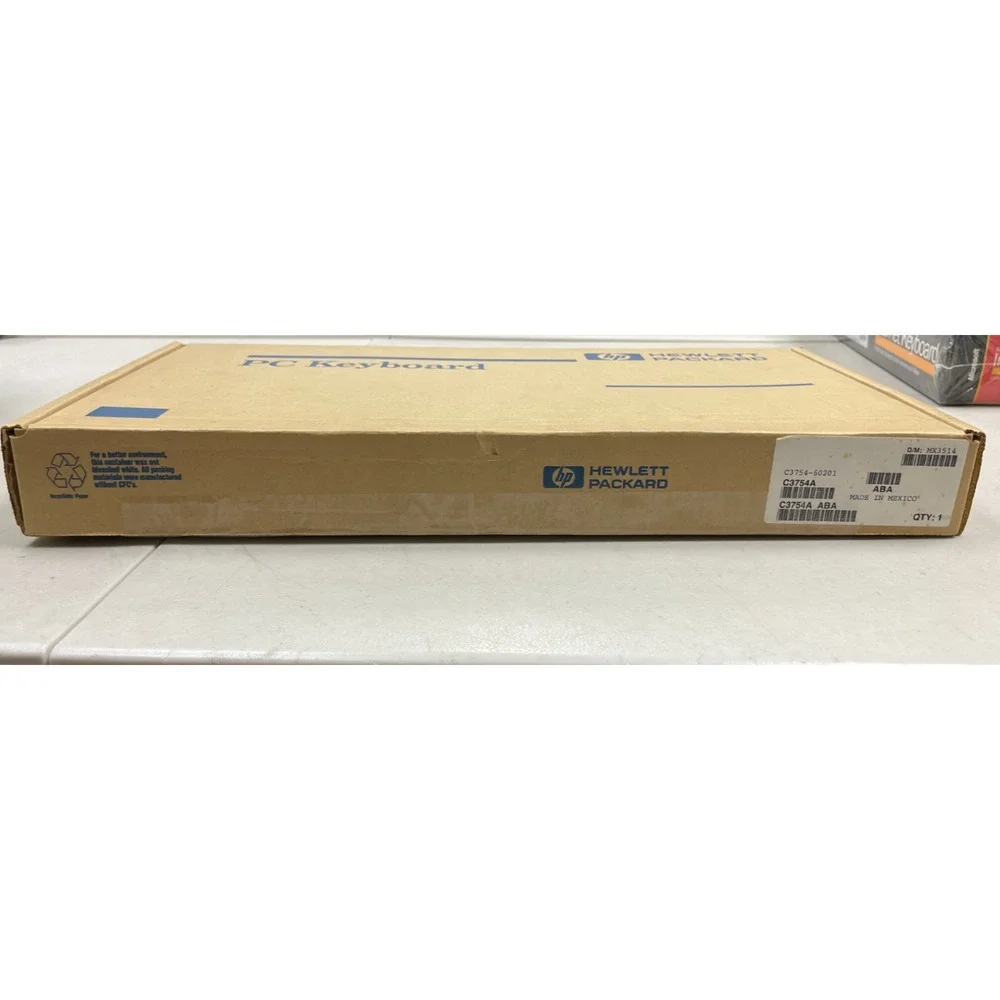 VINTAGE HEWLETT PACKARD PS/2 KEYBOARD MODEL: C3757-60201 C3757A ABA New In Box