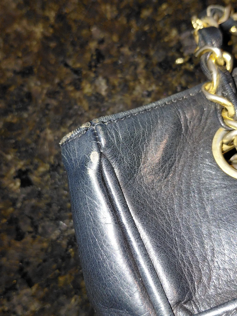 CHANEL matelasse chain