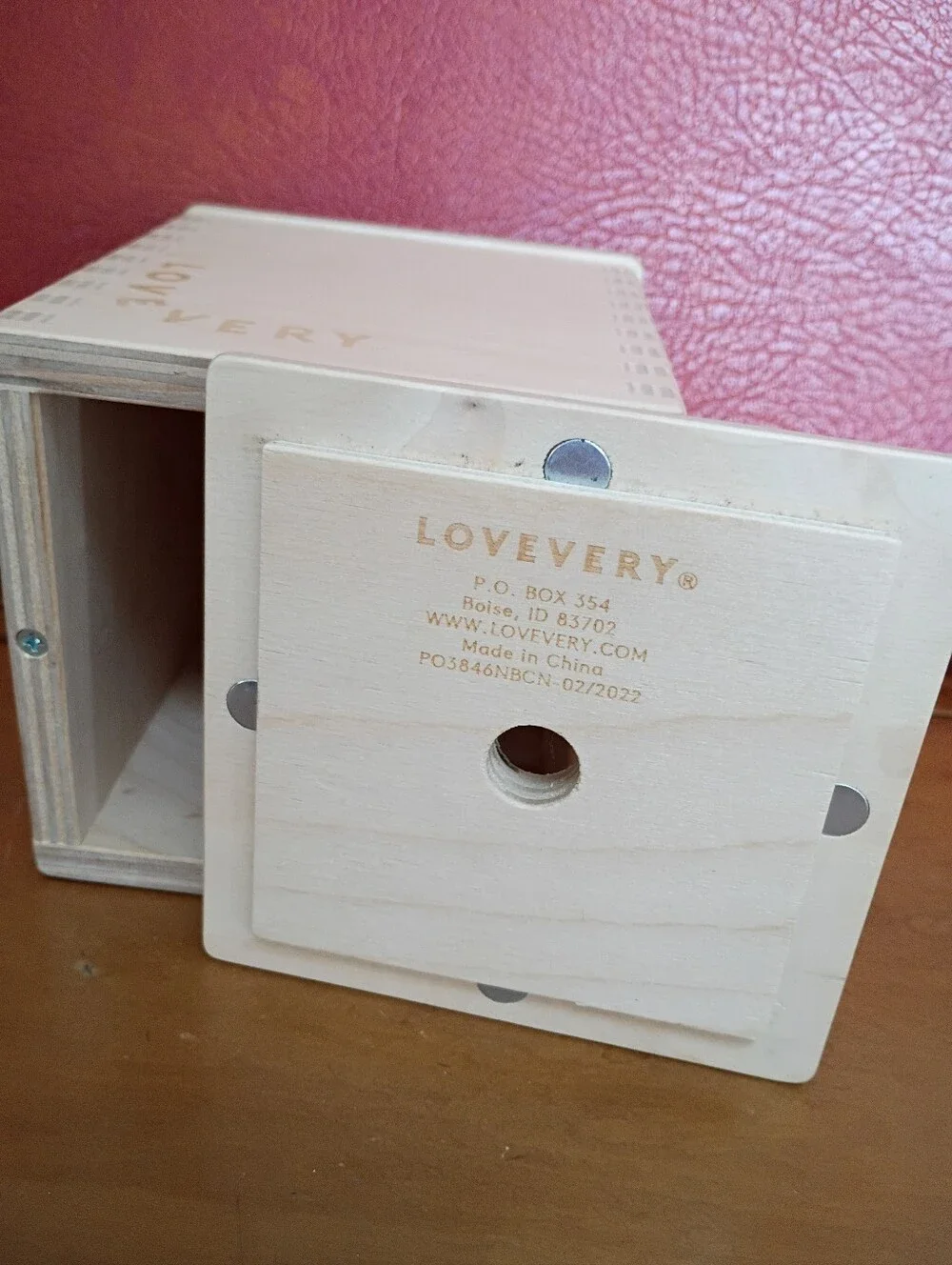 Lovevery Magic Wooden Tissue Box Montessori Baby Toy