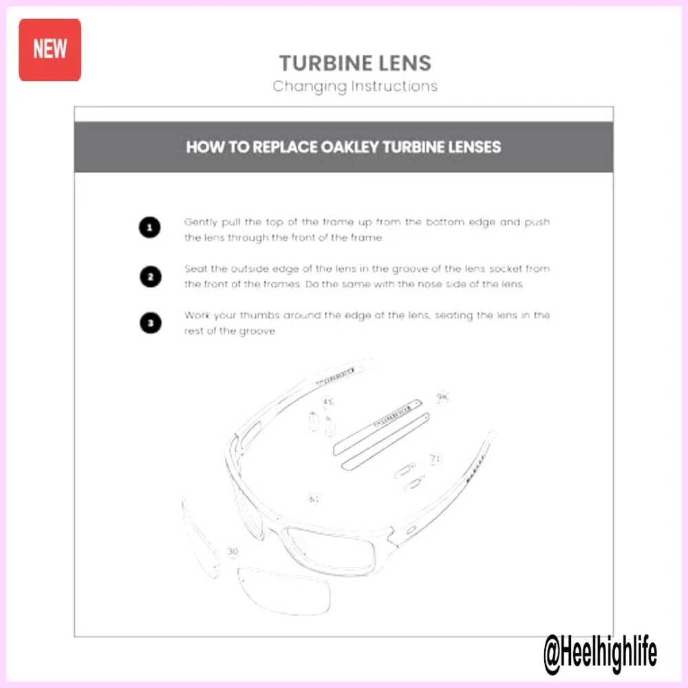 Replacement Sunglass Lenses with Microfiber Pouch, Prizm Technology