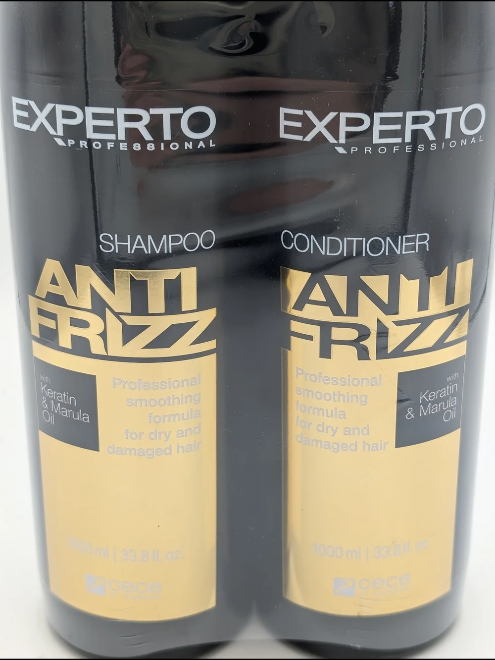Experto Anti Frizz Shampoo & Conditioner Duo Keratin And Marula Oil