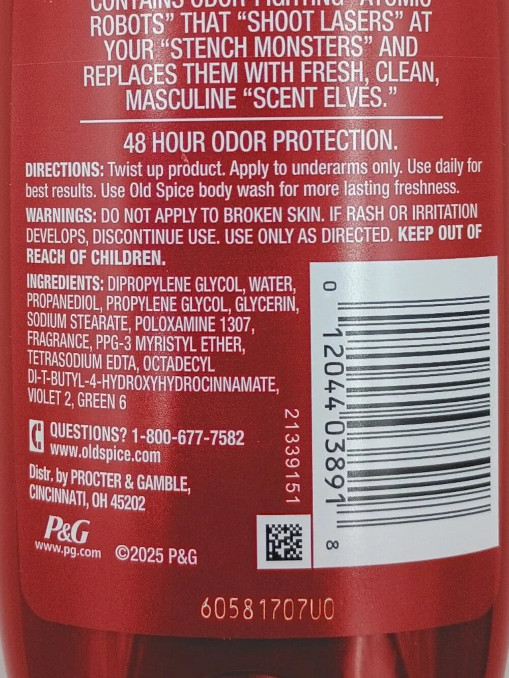 Old Spice pack old