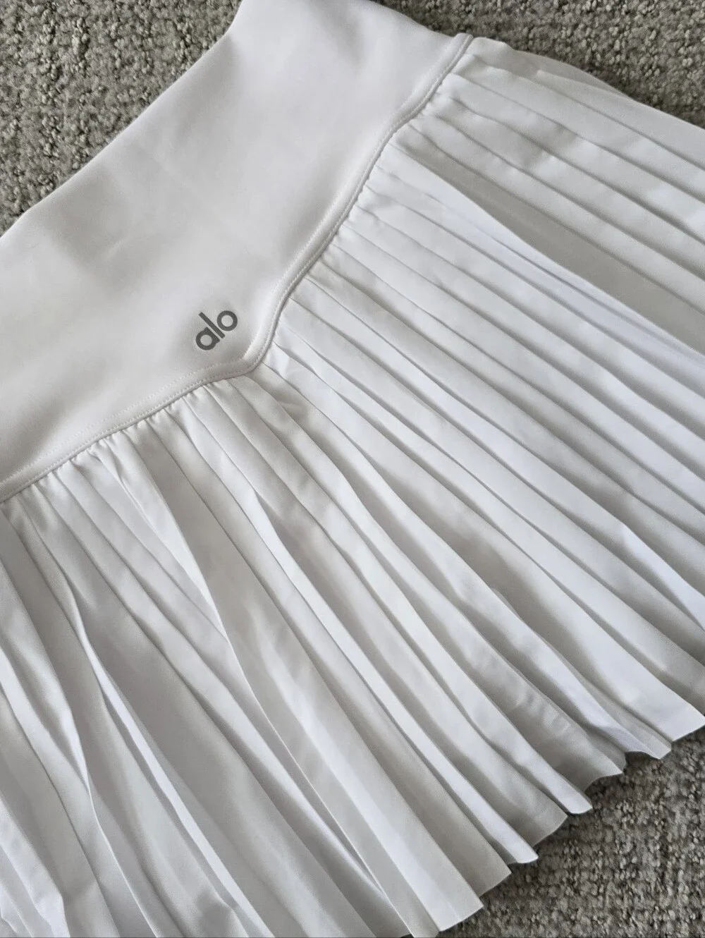 ALO Grant Slam white tennis Skirt