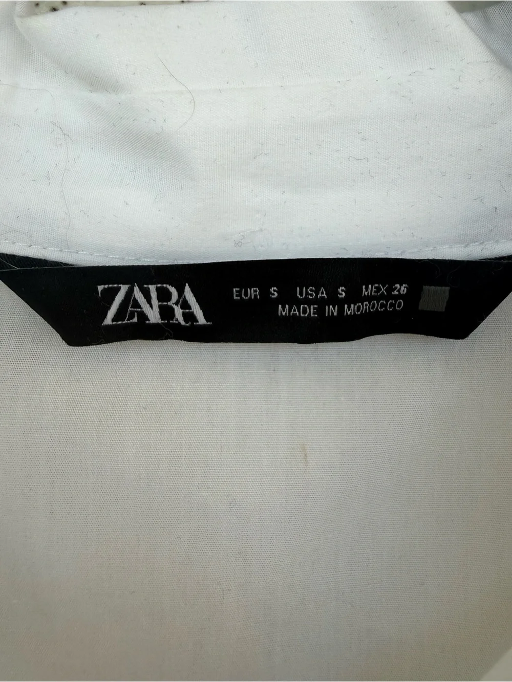 Zara size small