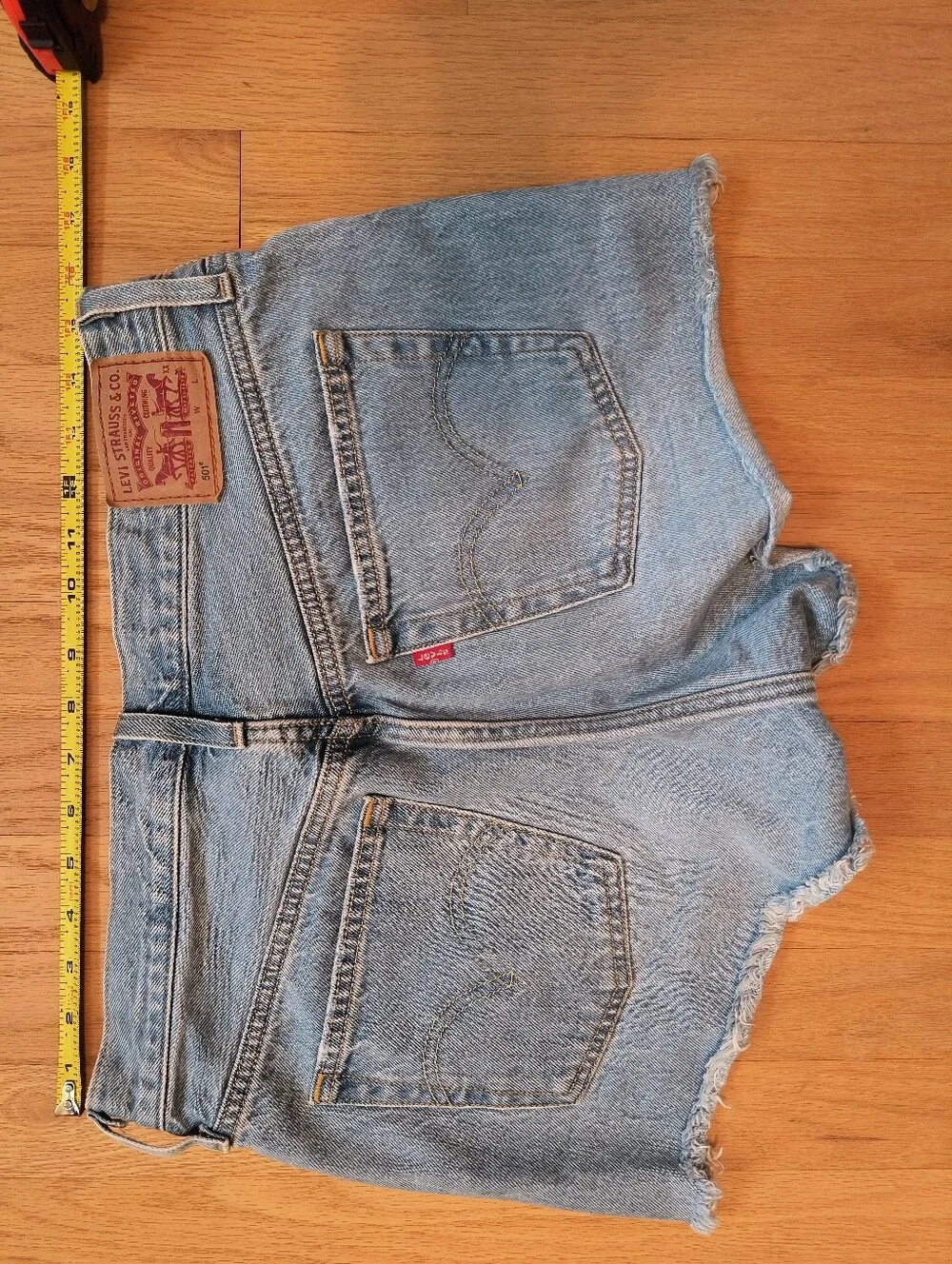 Levi's Distressed Denim Shorts