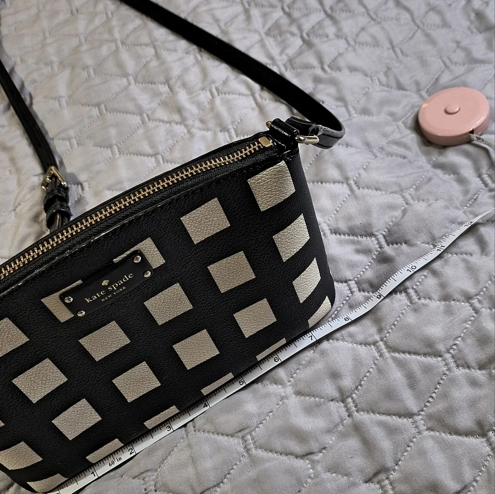 Kate Spade Millie Grove Checkered Crossbody Bag