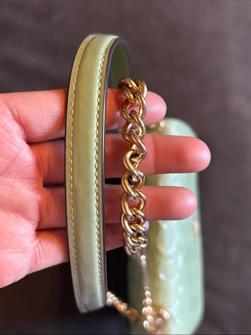 Coach pearlized signature