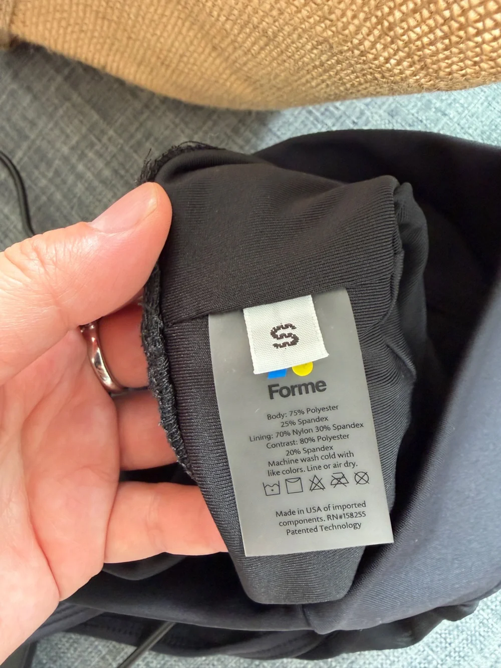 Forme Power Bra Posture black size S