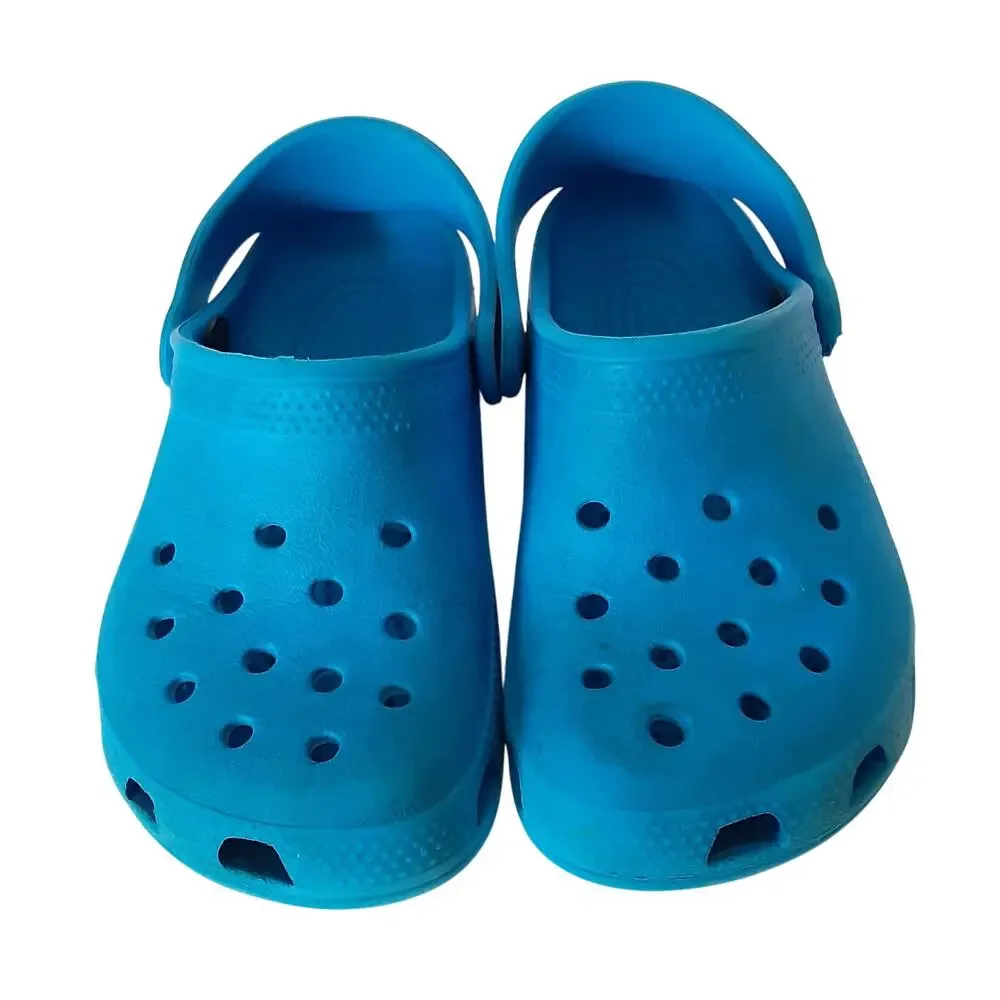 Crocs Clogs Boys C10/11 Water Shoes Bright Blue Slip On Casual Play Shoe Summer