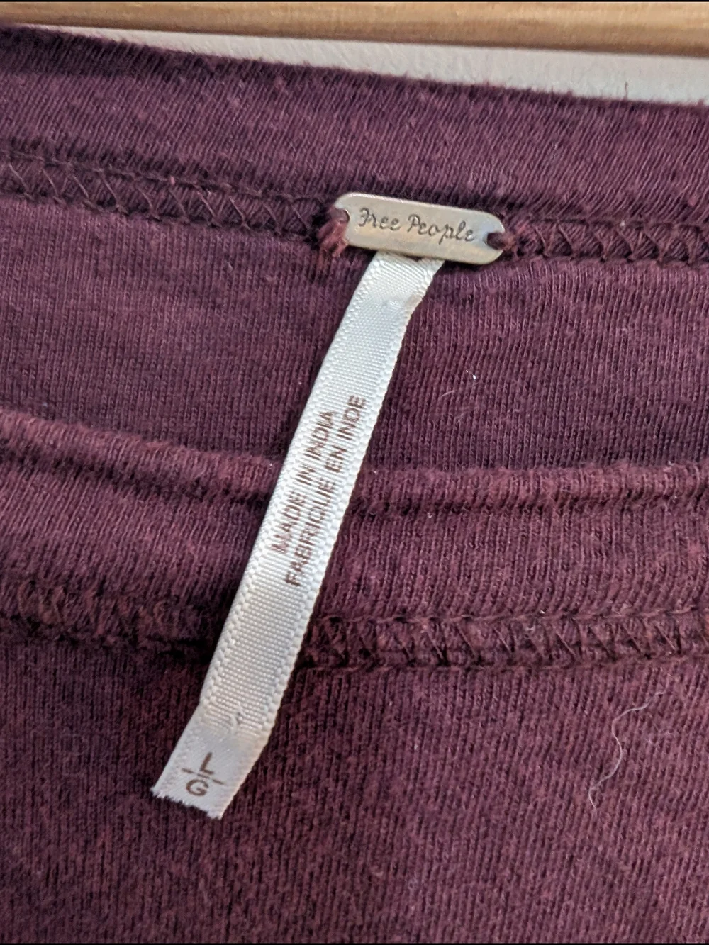 Free People 100% cotton