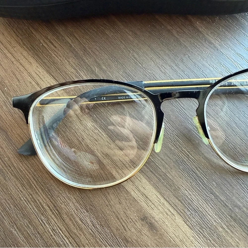 Ray-Ban these eyeglasses