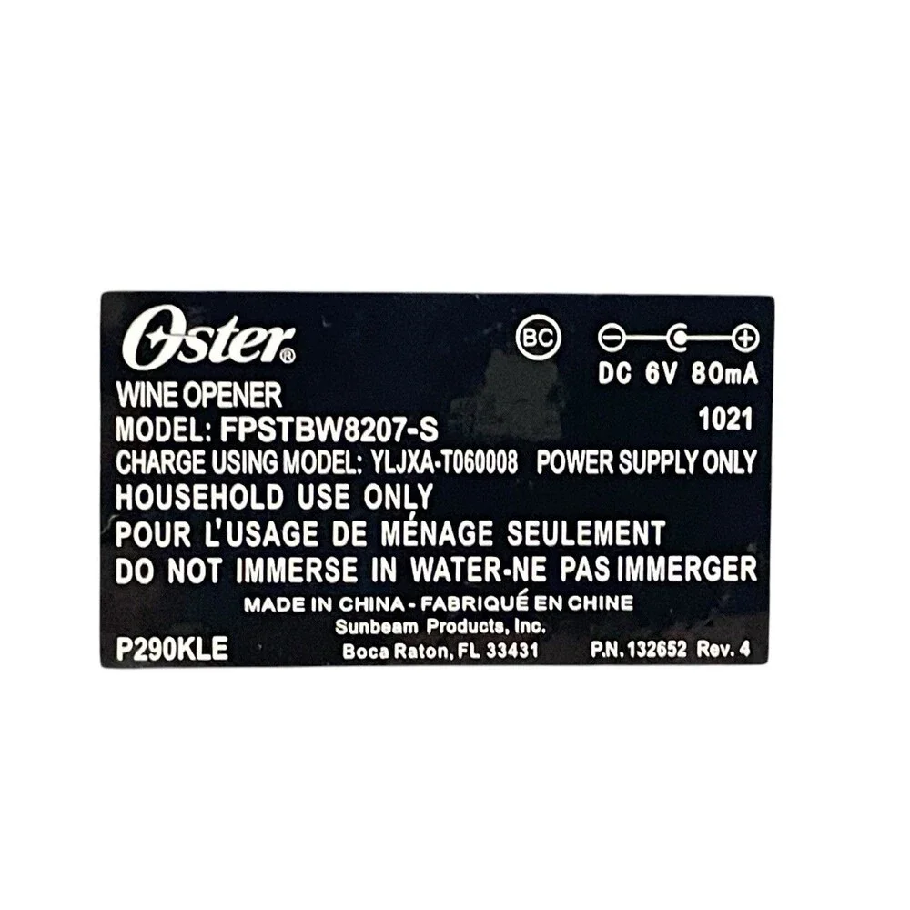 Oster silver electric