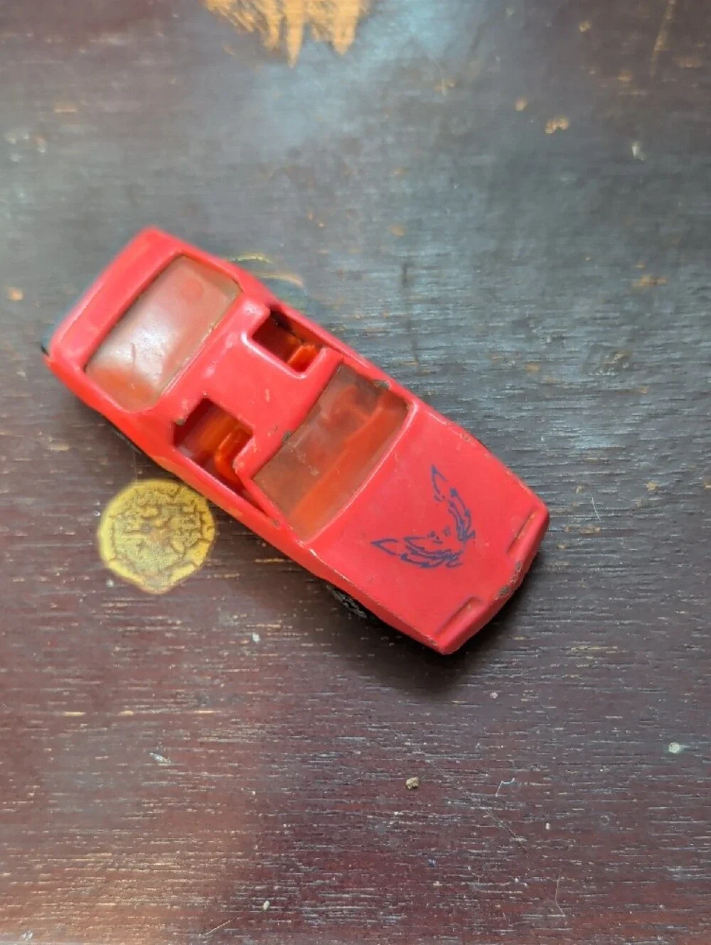 Hot Wheels bright red