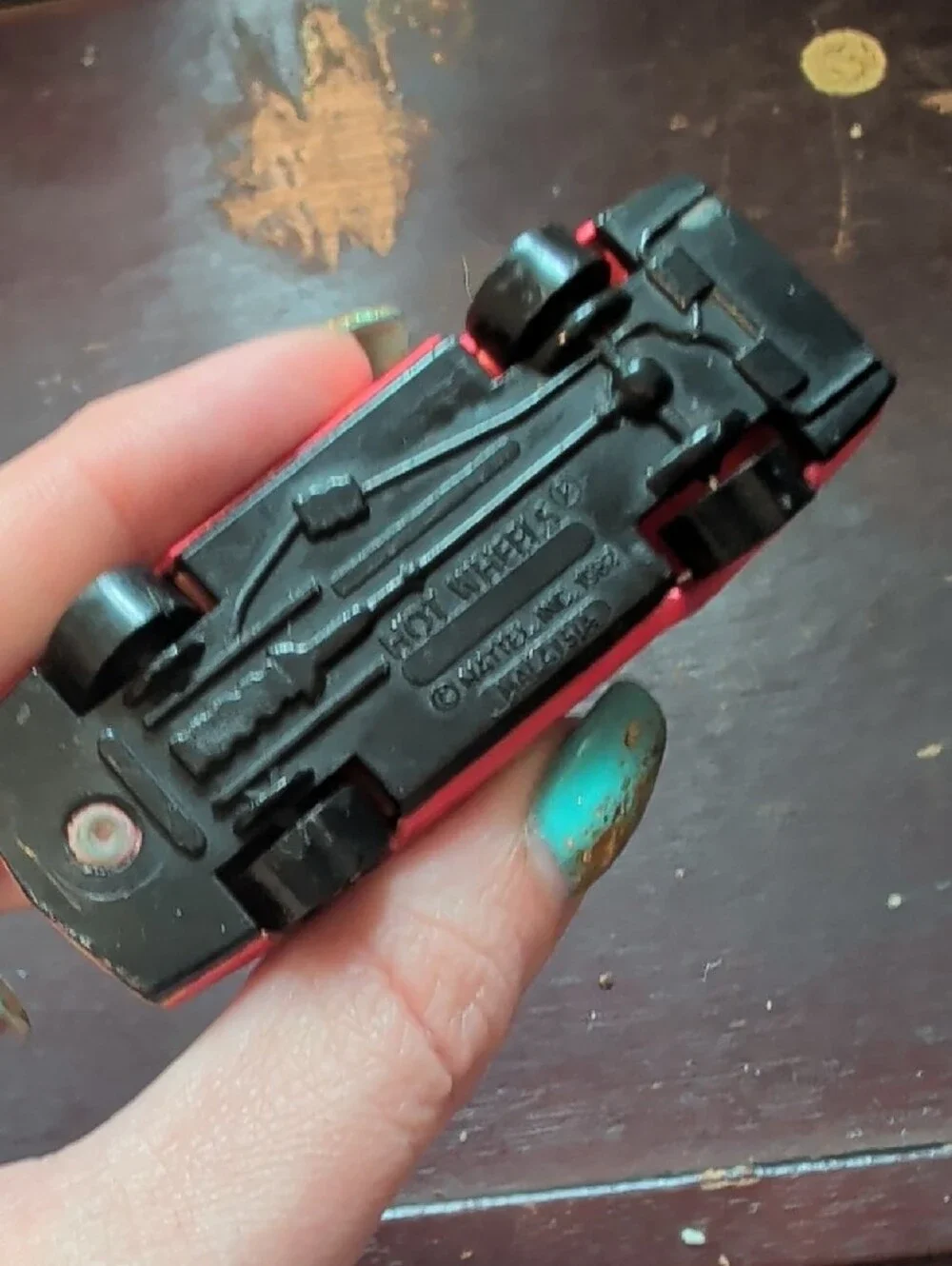 Hot Wheels bright red