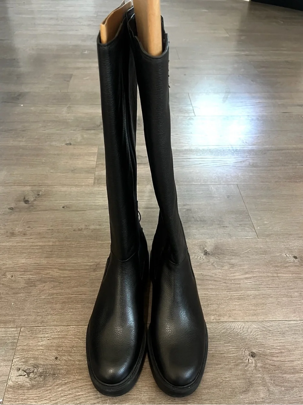 Dolce Vita Black Knee-High Platform Boots