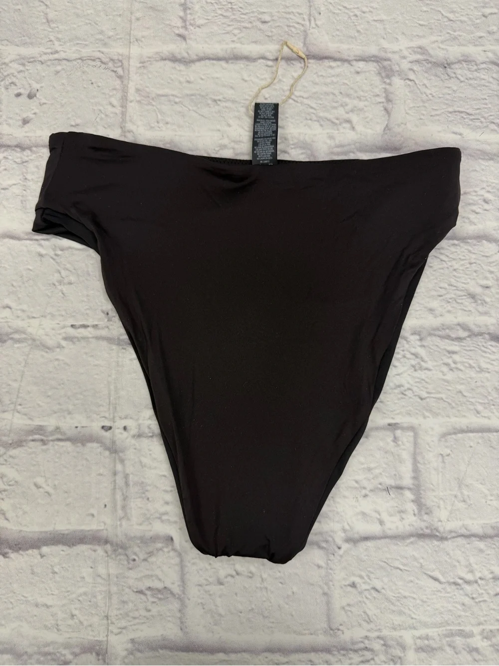 SKIMS Black Swim Bikini Bottoms NWOT's Sz XS Beach Pool Resortwear Euro Summer