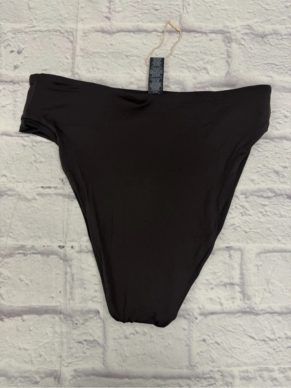 SKIMS Black Swim Bikini Bottoms NWOT's Sz XS Beach Pool Resortwear Euro Summer