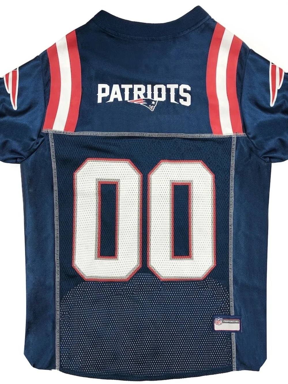 NFL New England Patriots Navy & Red Dog Jersey