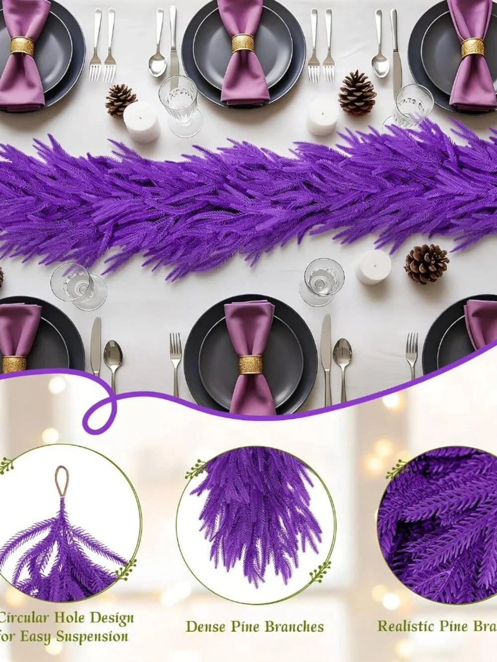 N&T NIETING purple artificial