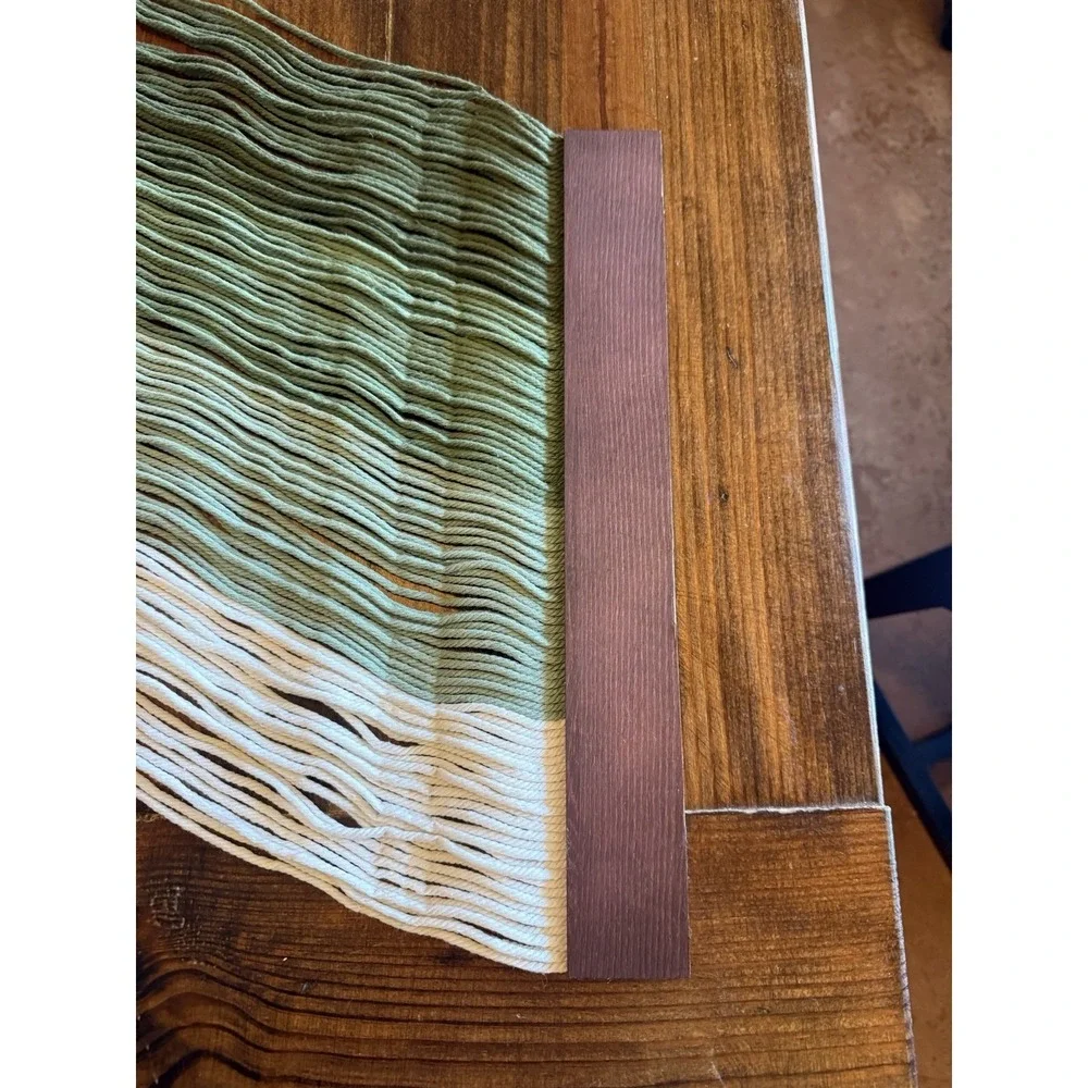 Large Ombre Macrame Wall Hanging - Dip Dyed Yarn Tapestry Decor